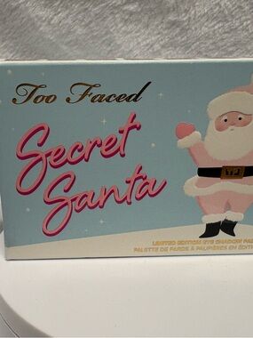 Too Faced Secret Santa Mini Eye Shadow Palette 8g0.28OZ New In Box